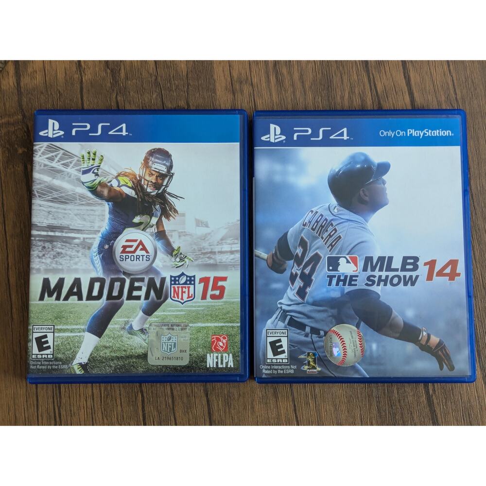 PS4 Game Lot - Madden 14 & MLB 14 The Show